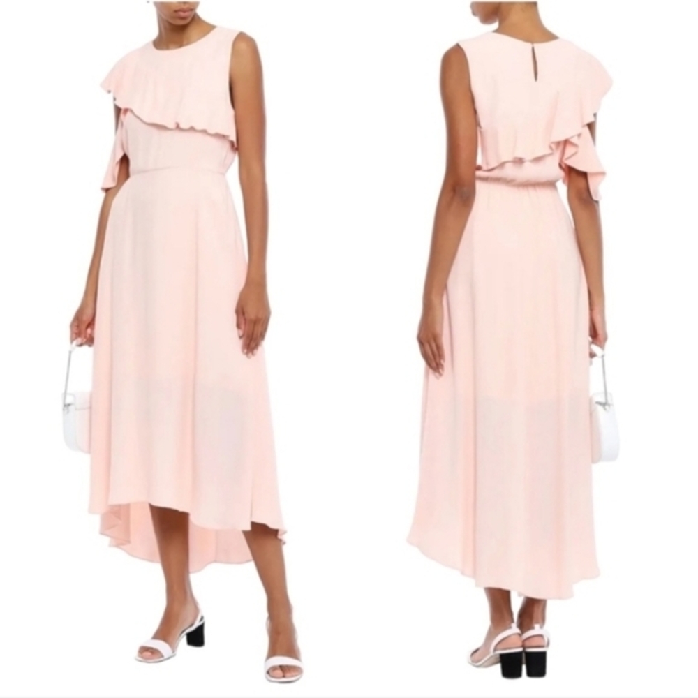 Maje Soft Pink High Low Dress Size 1
